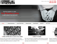 Tablet Screenshot of brandoncrimestoppers.com